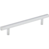 Jeffrey Alexander 845-128PC-128 Dominique 7-1/16" Zinc Cabinet Pull Polished Chrome