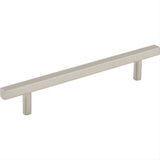 Jeffrey Alexander 845-128SN-128 Dominique 7-1/16" Zinc Cabinet Pull Satin Nickel