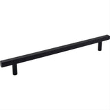 Jeffrey Alexander 845-12MB-12 Dominique 15" Zinc Appliance & Cabinet Pull Matte Black