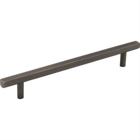 Jeffrey Alexander 845-160BNBDL-160 Dominique 8-5/16" Zinc Cabinet Pull Brushed Pewter