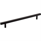 Jeffrey Alexander 845-192MB-192 Dominique 9-9/16" Zinc Cabinet Pull Matte Black