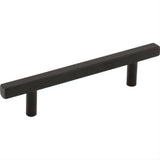 Jeffrey Alexander 845-96MB-96 Dominique 5-3/4" Zinc Cabinet Pull Matte Black