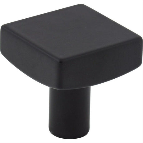Jeffrey Alexander 845MB 845 Dominique Zinc Cabinet Knob Matte Black