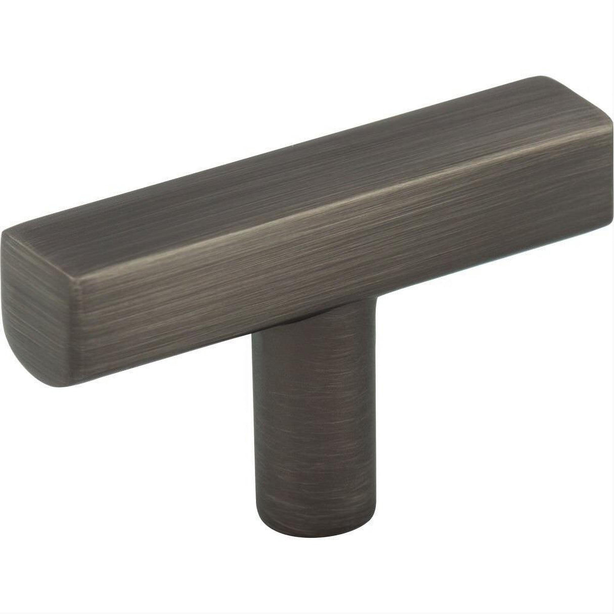 Jeffrey Alexander 845T-BNBDL Dominique Zinc Cabinet T-Shaped Cabinet Knob Brushed Pewter