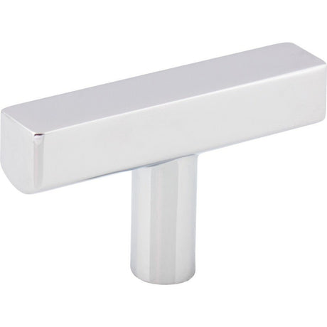 Jeffrey Alexander 845T-PC polished chrome t shaped cabinet knob