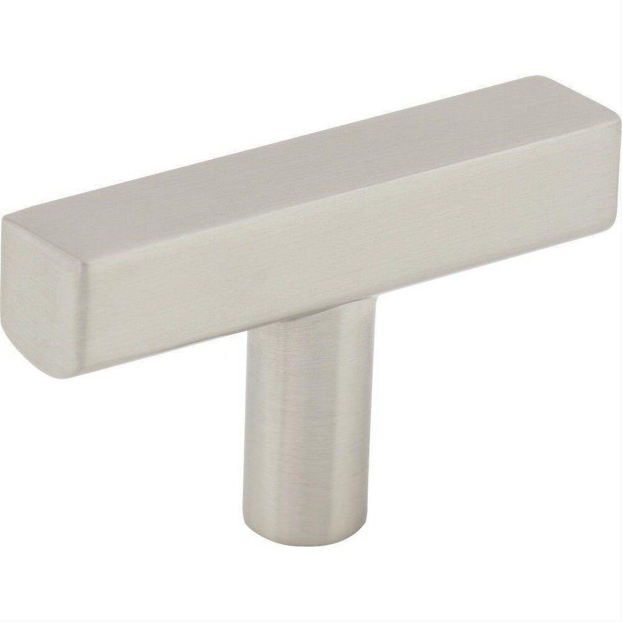 Jeffrey Alexander 845T-SN Dominique Zinc Cabinet T-Shaped Cabinet Knob Satin Nickel