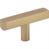 Jeffrey Alexander 845TL-SBZ Dominique Zinc Cabinet T-Shaped Cabinet Knob Satin Bronze