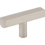 Jeffrey Alexander 845TL-SN Dominique Zinc Cabinet T-Shaped Cabinet Knob Satin Nickel