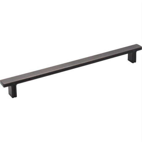 Jeffrey Alexander 867-228DBAC-228 Anwick 10-5/16" Zinc Cabinet Pull Brushed Oil Rubbed Bronze