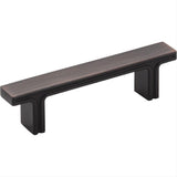 Jeffrey Alexander 867-3DBAC-3 Anwick 4-5/16" Zinc Cabinet Pull Brushed Oil Rubbed Bronze