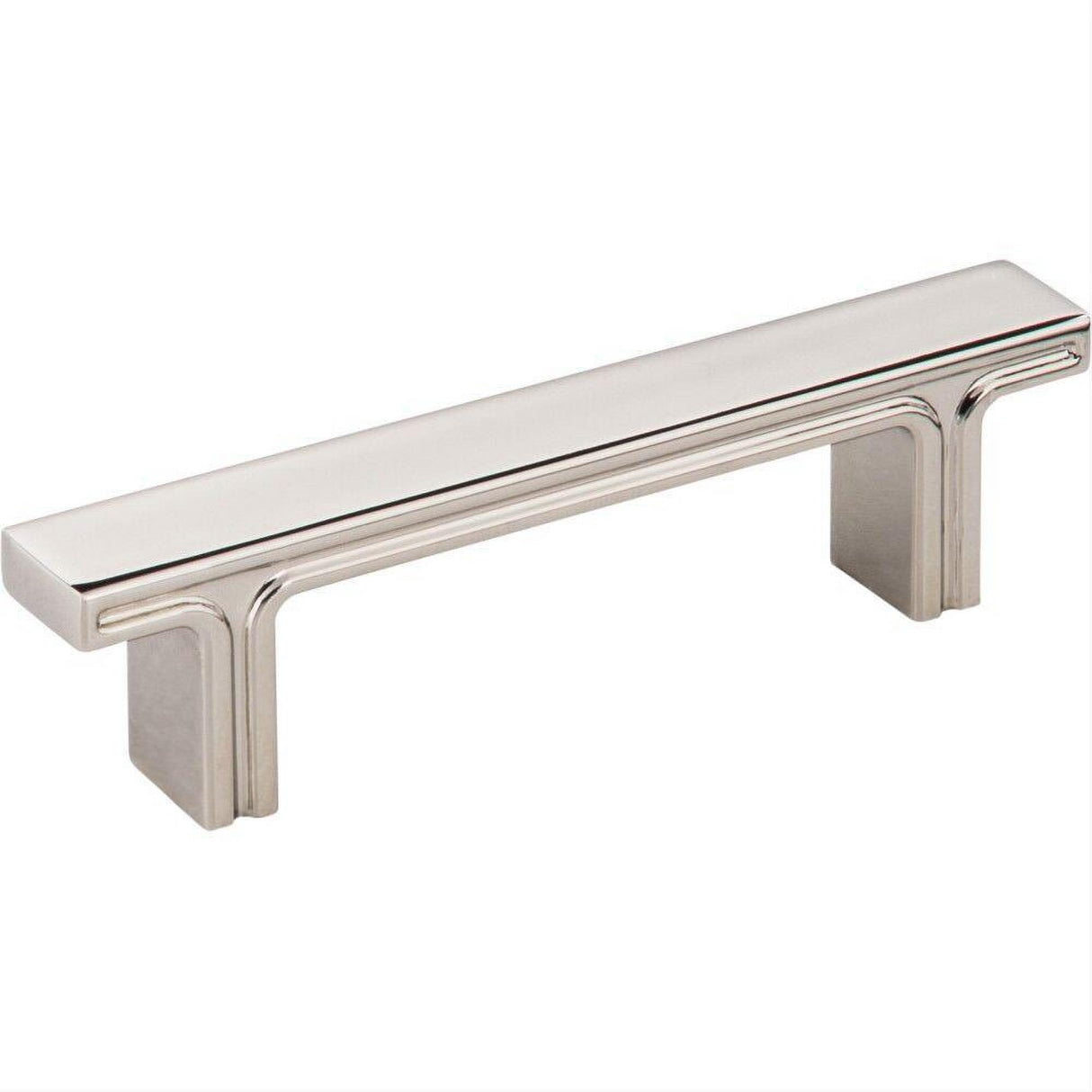 Jeffrey Alexander 867-3NI-3 Anwick 4-5/16" Zinc Cabinet Pull Polished Nickel