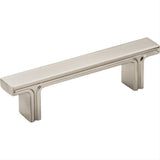 Jeffrey Alexander 867-3SN-3 Anwick 4-5/16" Zinc Cabinet Pull Satin Nickel