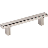 Jeffrey Alexander 867-96NI-96 Anwick 5-1/8" Zinc Cabinet Pull Polished Nickel