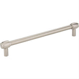 Jeffrey Alexander 885-192SN-192 Hayworth 8-1/2" Zinc Cabinet Pull Satin Nickel