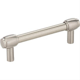 Jeffrey Alexander 885-96SN-96 Hayworth 4-3/4" Zinc Cabinet Pull Satin Nickel