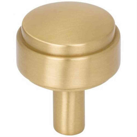 Jeffrey Alexander 885BG 885 Hayworth 1-1/8" Zinc Cabinet Knob Brushed Gold