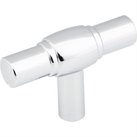 Jeffrey Alexander 885L-PC Hayworth 2" Zinc Cabinet T-Shaped Cabinet Knob Polished Chrome