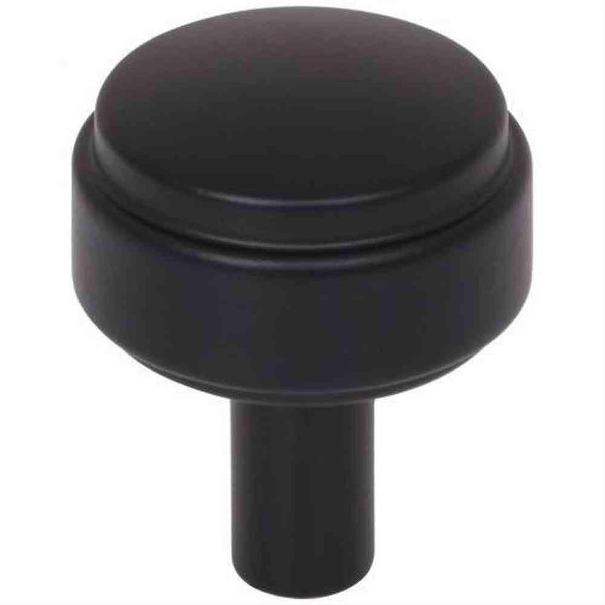 Jeffrey Alexander 885MB 885 Hayworth 1-1/8" Zinc Cabinet Knob Matte Black