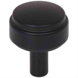 Jeffrey Alexander 885MB 885 Hayworth 1-1/8" Zinc Cabinet Knob Matte Black