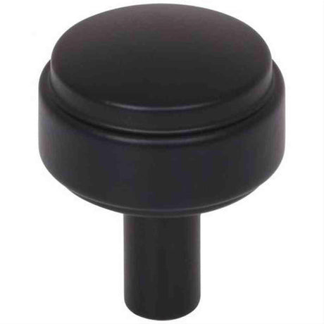 Jeffrey Alexander 885MB 885 Hayworth 1-1/8" Zinc Cabinet Knob Matte Black