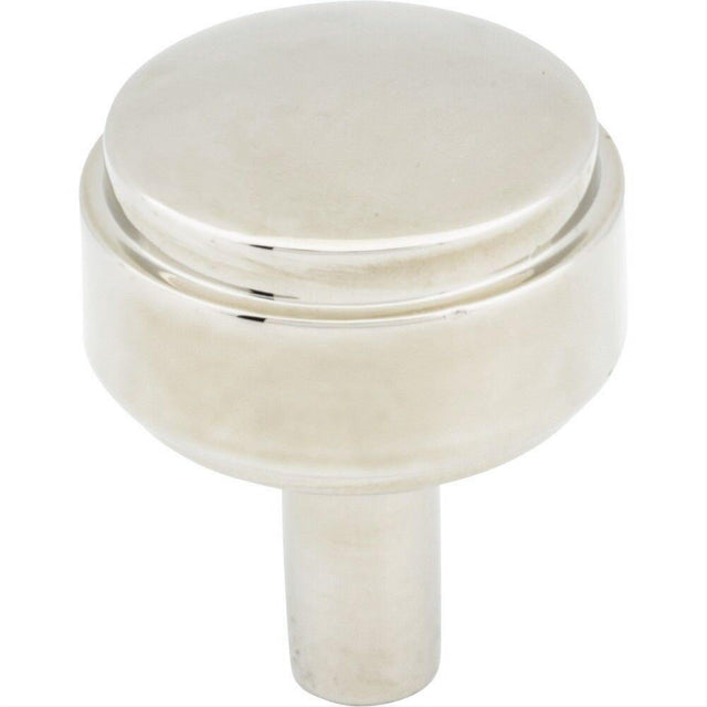 Jeffrey Alexander 885NI 885 Hayworth 1-1/8" Zinc Cabinet Knob Polished Nickel
