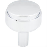Jeffrey Alexander 885PC 885 Hayworth 1-1/8" Zinc Cabinet Knob Polished Chrome