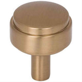 Jeffrey Alexander 885SBZ 885 Hayworth 1-1/8" Zinc Cabinet Knob Satin Bronze
