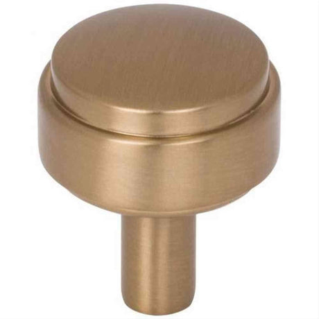 Jeffrey Alexander 885SBZ 885 Hayworth 1-1/8" Zinc Cabinet Knob Satin Bronze