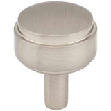Jeffrey Alexander 885SN 885 Hayworth 1-1/8" Zinc Cabinet Knob Satin Nickel