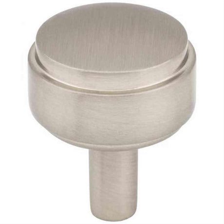 Jeffrey Alexander 885SN 885 Hayworth 1-1/8" Zinc Cabinet Knob Satin Nickel