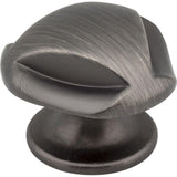 Jeffrey Alexander 915BNBDL 915 Chesapeake 1-5/16" Zinc Cabinet Knob Brushed Pewter