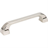 Jeffrey Alexander 972-128NI-128 Marlo 5-13/16" Zinc Cabinet Pull Polished Nickel