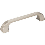 Jeffrey Alexander 972-128SN-128 Marlo 5-13/16" Zinc Cabinet Pull Satin Nickel