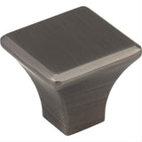 Jeffrey Alexander 972BNBDL 972 Marlo 1-1/8" Zinc Cabinet Knob Brushed Pewter