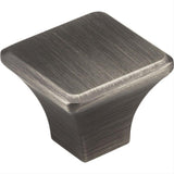 Jeffrey Alexander 972L-BNBDL Marlo 1-1/4" Zinc Large Cabinet Knob Brushed Pewter