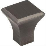 Jeffrey Alexander 972S-BNBDL Marlo 7/8" Zinc Small Cabinet Knob Brushed Pewter