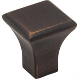 Jeffrey Alexander 972S-DBAC Marlo 7/8" Zinc Small Cabinet Knob Brushed Oil Rubbed Bronze
