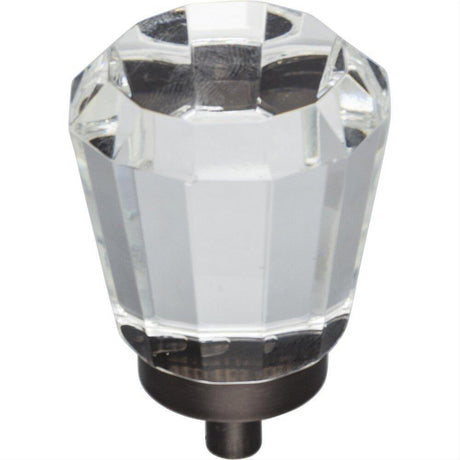 Jeffrey Alexander G150L-DBAC Harlow 1-1/4" Zinc Large Tapered Glass Cabinet Knob Brushed Oil Rubbed Bronze