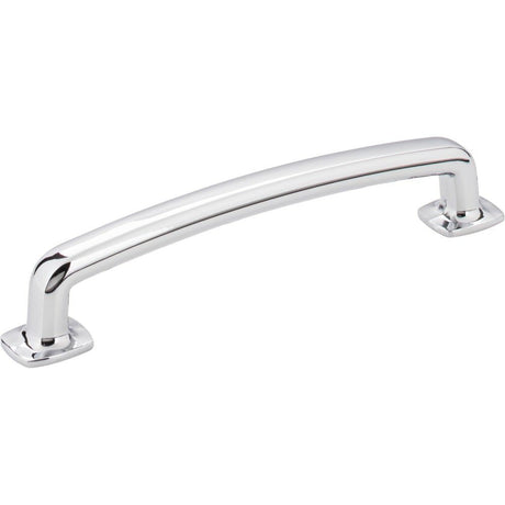 Jeffrey Alexander MO6373-128PC polished chrome cabinet drawer pull
