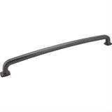 Jeffrey Alexander MO6373-18DACM-18 Belcastel 1 19-1/4" Zinc Appliance & Cabinet Pull Gun Metal