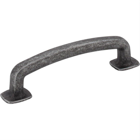Jeffrey Alexander MO6373SIM-D MO6373 Belcastel 1 4-5/8" Zinc Cabinet Pull Distressed Antique Silver