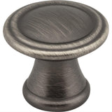 Jeffrey Alexander Z110-BNBDL Chesapeake 1-3/16" Zinc Cabinet Knob Brushed Pewter