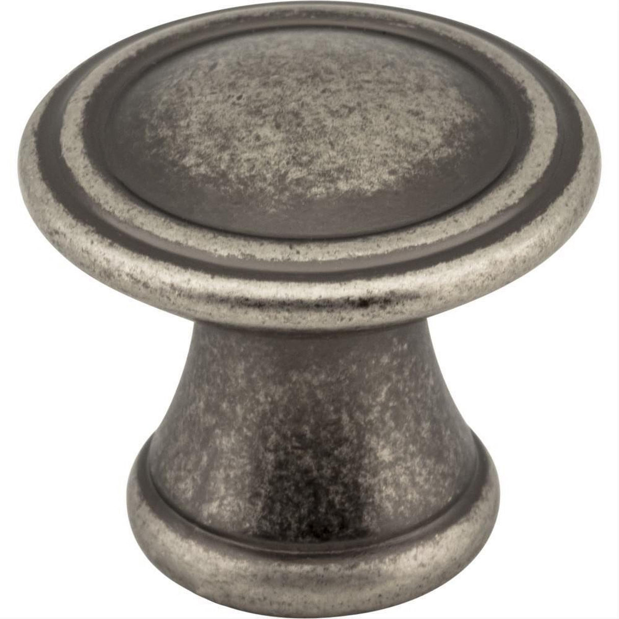 Jeffrey Alexander Z110-BNDL Chesapeake 1-3/16" Zinc Cabinet Knob Distressed Pewter