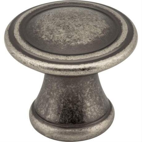 Jeffrey Alexander Z110-BNDL Chesapeake 1-3/16" Zinc Cabinet Knob Distressed Pewter