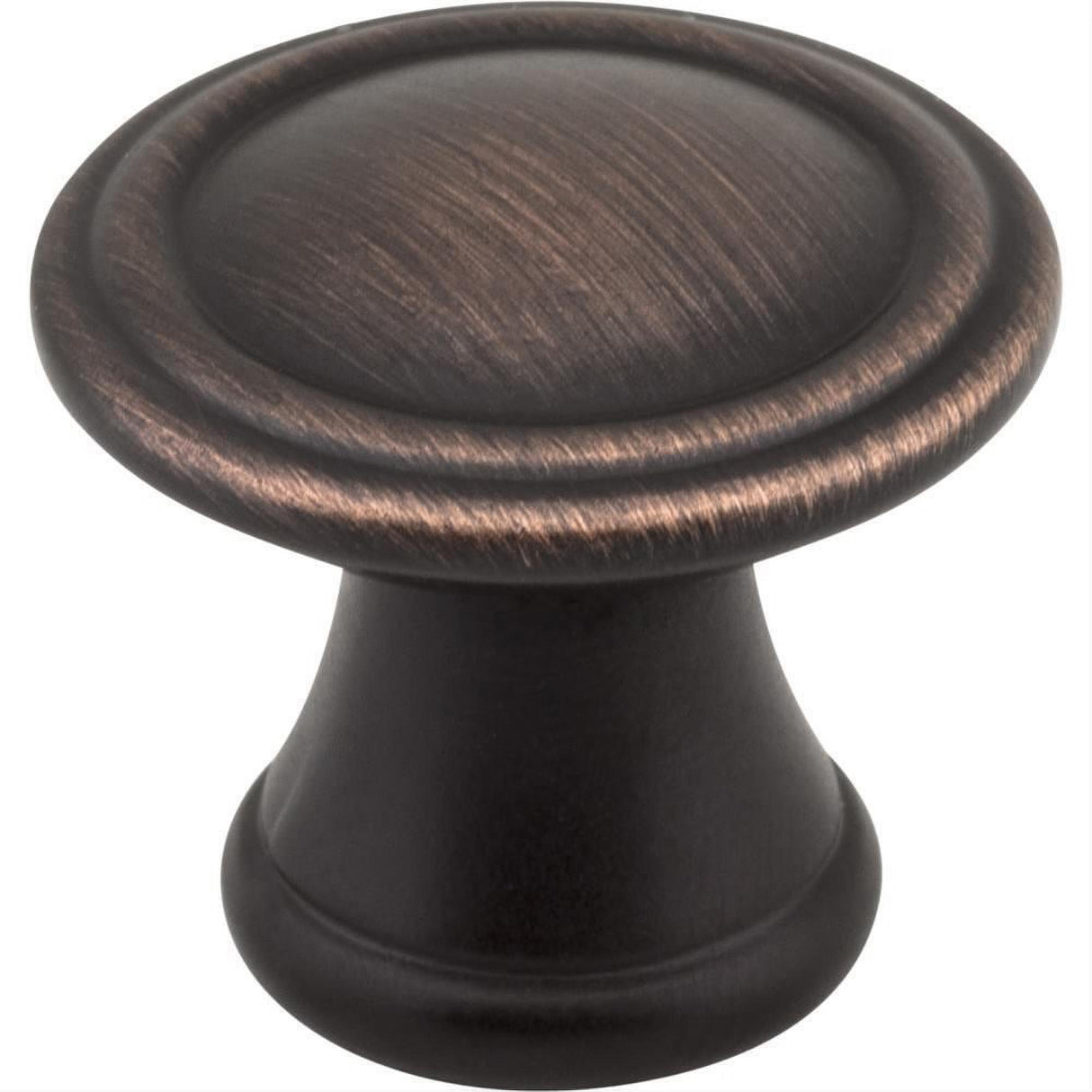 Jeffrey Alexander Z110-DBAC Chesapeake 1-3/16" Zinc Cabinet Knob Brushed Oil Rubbed Bronze