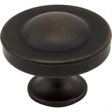 Jeffrey Alexander Z111-ABSB Cordova 1-1/4" Zinc Cabinet Knob Antique Brushed Satin Brass