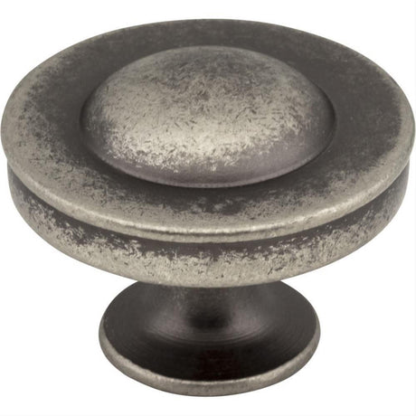 Jeffrey Alexander Z111-BNDL Cordova 1-1/4" Zinc Cabinet Knob Distressed Pewter