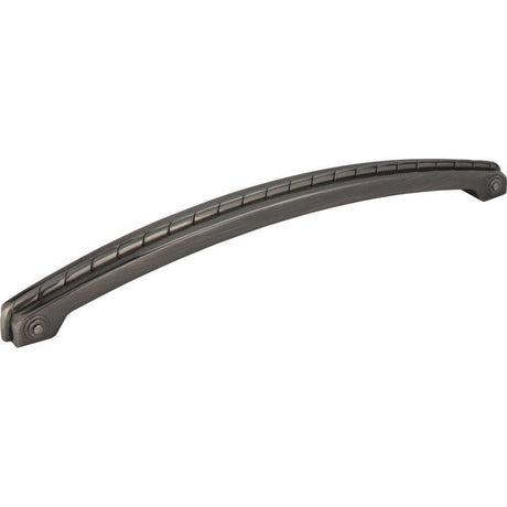 Jeffrey Alexander Z260-12BNB-12 Rhodes 13-1/4" Zinc Appliance & Cabinet Pull Brushed Black Nickel