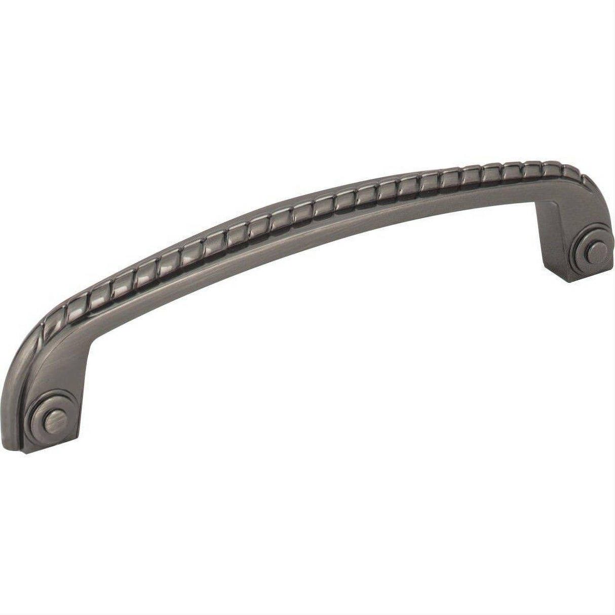 Jeffrey Alexander Z261-128BNB-128 Rhodes 5-13/16" Zinc Cabinet Pull Brushed Black Nickel