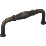 Jeffrey Alexander Z290-3-ABSB Durham 3-3/8" Zinc Cabinet Pull Antique Brushed Satin Brass